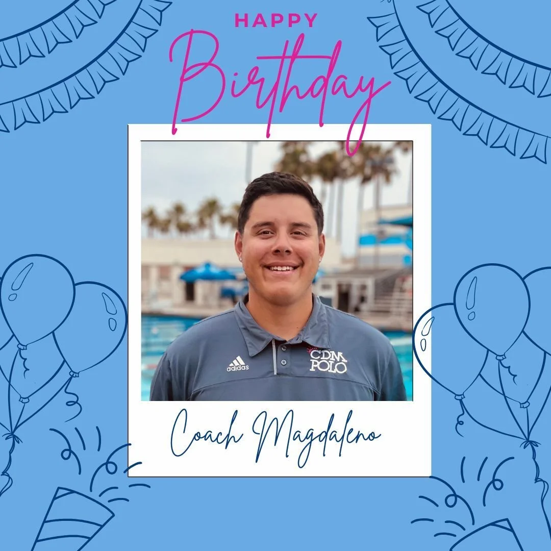 Another day, another reason to celebrate at CDM! Happy Birthday to our own Coach Steven! 

A consistently positive and uplifting presence on our coaching staff, the Sea Queens appreciate you today and every day!