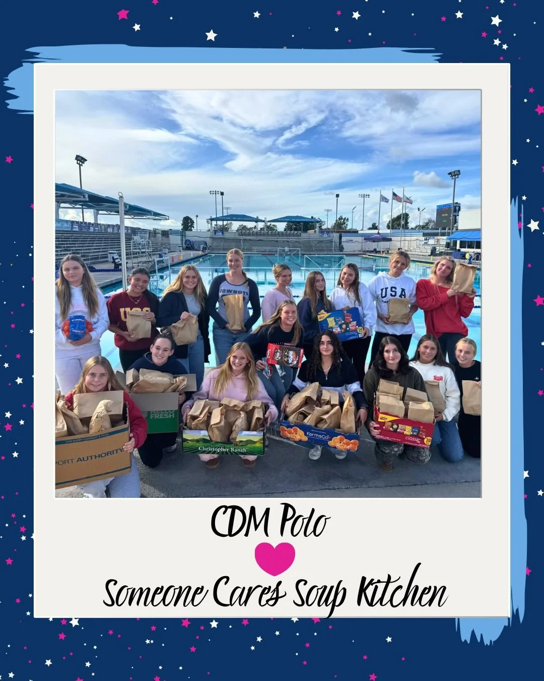 This week your Sea Queens prepped and delivered over 100 sack lunches to Someone Cares Soup Kitchen in Costa Mesa. 

We are grateful for the opportunity to give back to our community as a team and proud to support the SCSK mission. Learn more at some