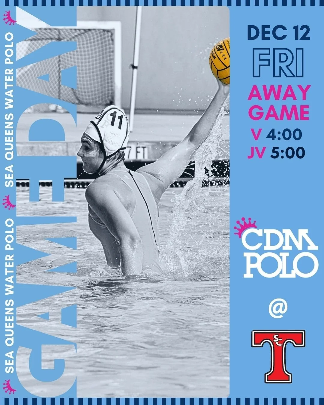 Taking a little drive down south for a match against the San Clemente Tritons today.

🗓️ Friday, December 12
⏰ 4 pm Varsity, 5 pm JV
📍 San Juan Hills HS - 29211 Stallion Ridge, San Juan Capistrano

#GoSeaQueens 🩷🔱💙