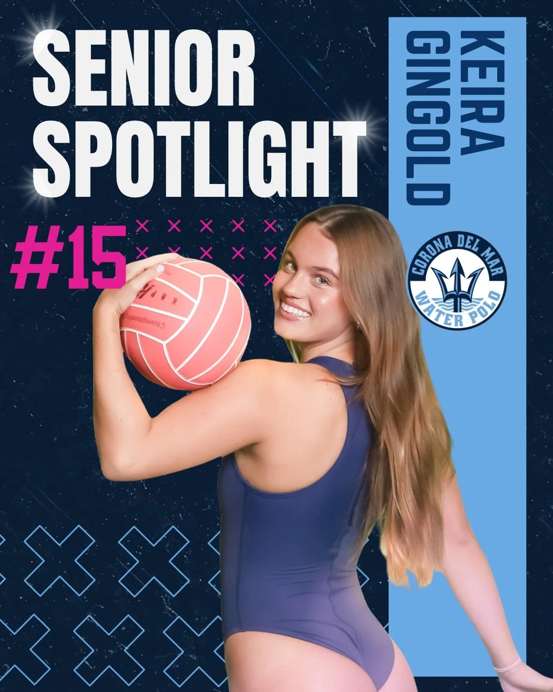 One of our most tenured Sea Queens, attacker Keira Gingold can be found rocking cap # 15. She brings her bubbly, encouraging personality to every team activity but those who know her best say our KG can also be a wild child! A true team player, Keira
