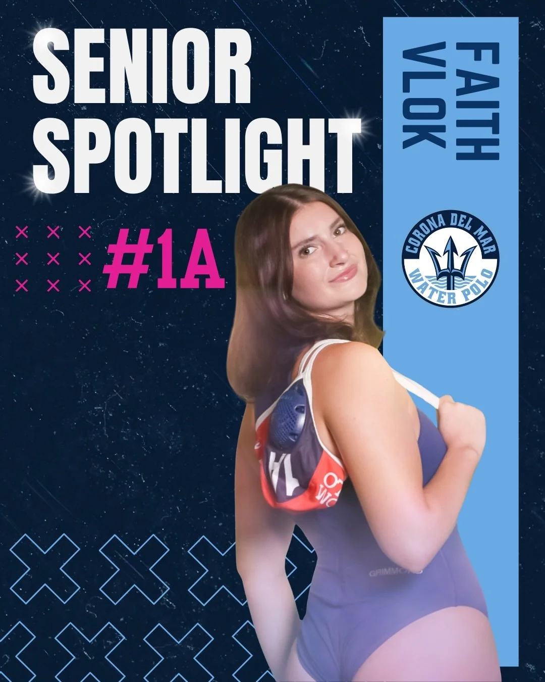 Our spotlight turns back to the goal and our #1A, Faith Vlok. 

One of a kind, Faith is described by her fellow seniors as creative and kind and as a teammate she is known to be steady, reliable, and determined. Next year Faith plans to study linguis