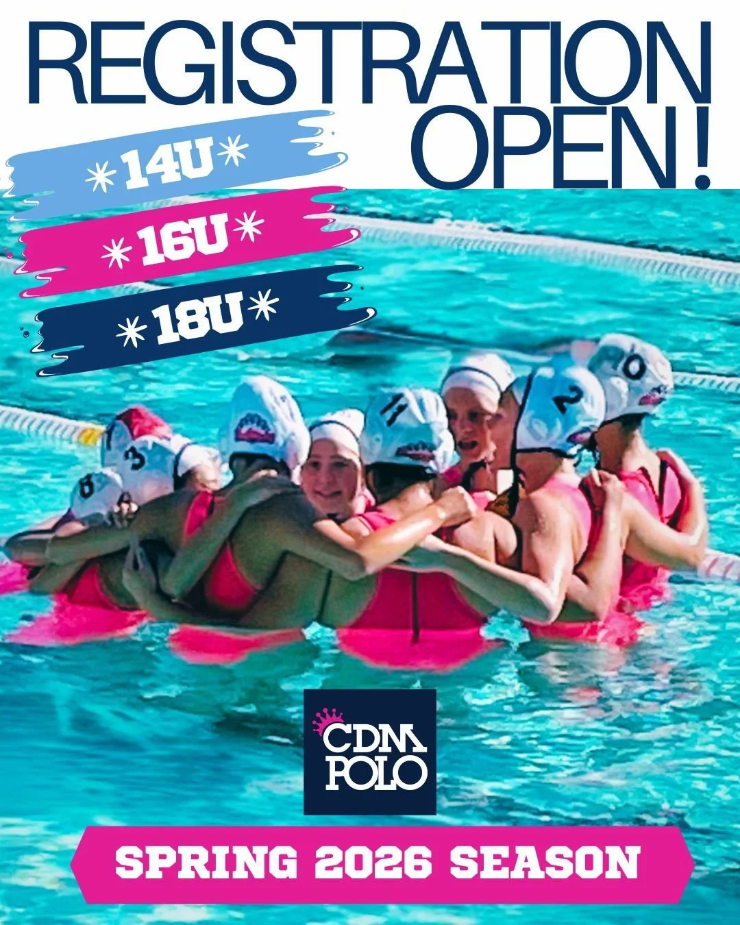 Rolling into spring tournament season and our club registration is now open for all age groups. 
Link in bio! 
🩷👑💙