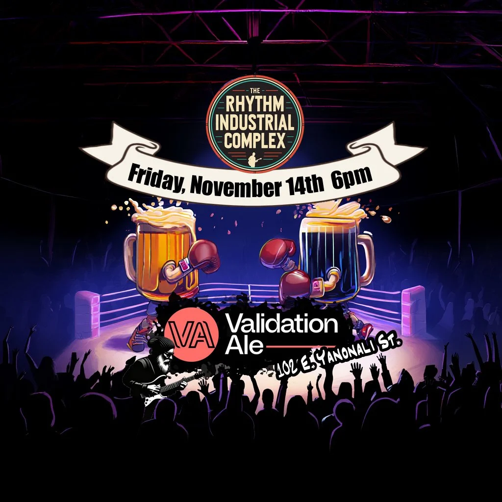 The Rhythm Industrial Complex is back at Validation Ale, bringing its high-voltage blend of afrobeat, funk, and Santa Barbara soul to the Funk Zone for one more unforgettable night. Cold beer. Irresistible rhythms. Good people. Come start your weeken