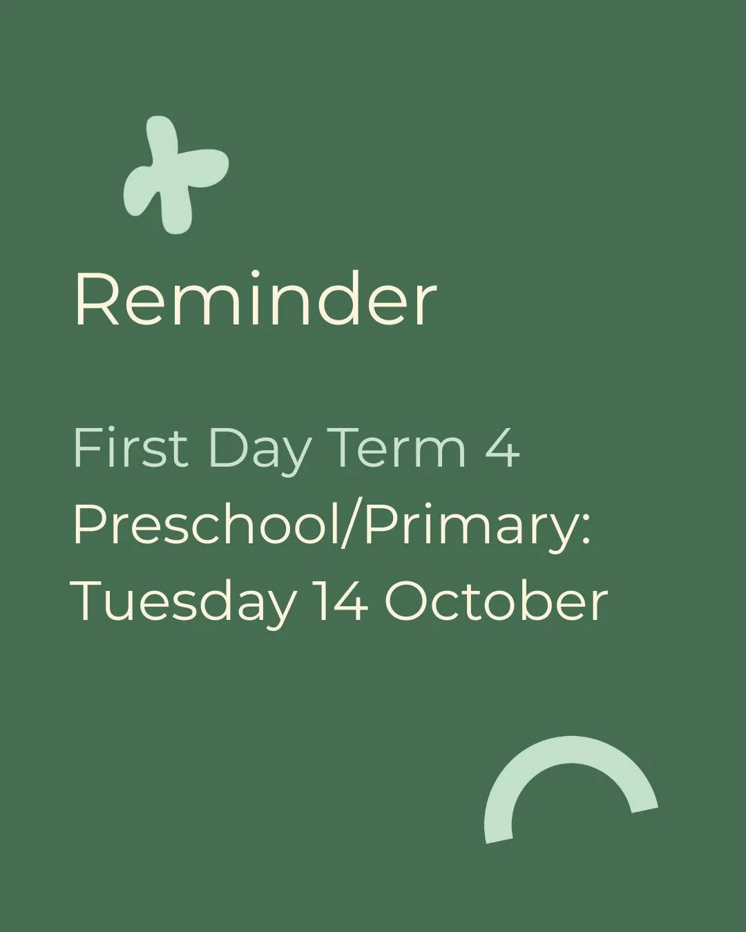 We look forward to welcoming you all back tomorrow!
Please remember to bring your water bottle, hat and apply sunscreen before you arrive for outdoor play ('no hat, no play' and we really want lots of play!).
