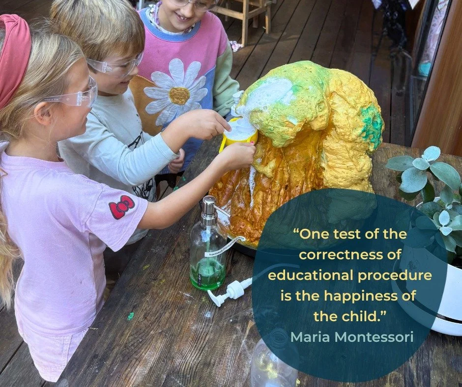 Every parent wants a happy, thriving child.  And children thrive in an environment where they are seen for who they are, respected and allowed to explore and engage with the world in a natural way that suits their individuality.  Maria Montessori rem