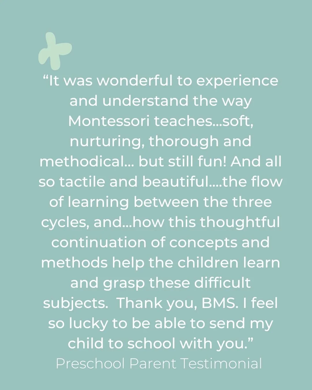 A lovely testimonial received after attending 'The Montessori Journey 2026' parent education event on grammar and literacy.
To review a summary of the event, click the 🔗in our bio.
And look out for our next parent education event in Term 2.

 #hands
