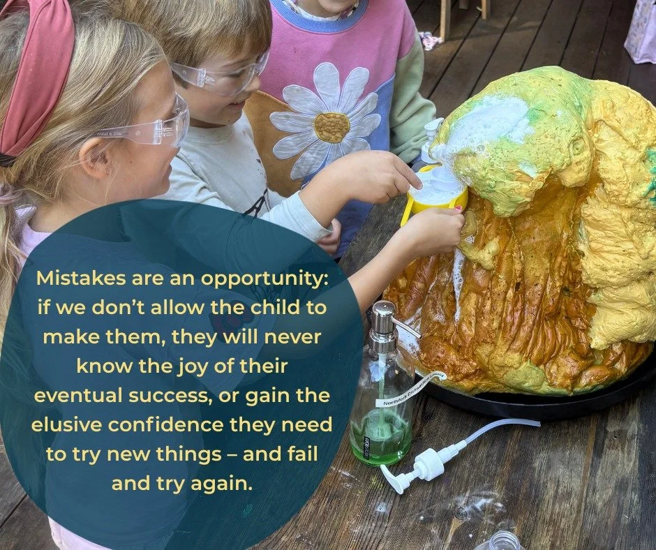 &ldquo;In a Montessori classroom children have the freedom to make mistakes. They learn to persevere and through repetition of an activity, learn to perfect it&rdquo; .
Read the rest of this fantastic article 
&lsquo;Making Mistakes in Montessori&rsq