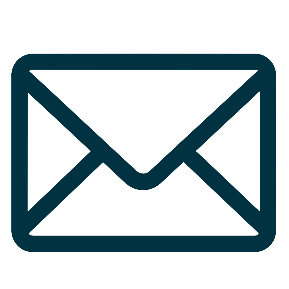 Icon depicting an envelope representing email communication.