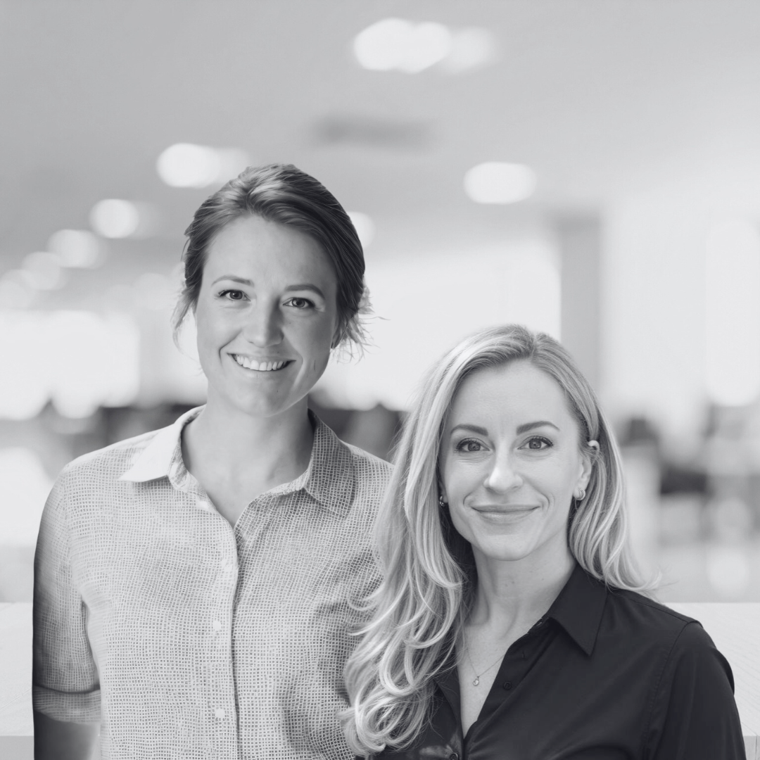 GrowthGuide service page banner featuring Liz Fiebig and Aimee St. Peter, co-developers, illustrating veteran, high-impact fractional commercial leadership embedded within your team to scale operations