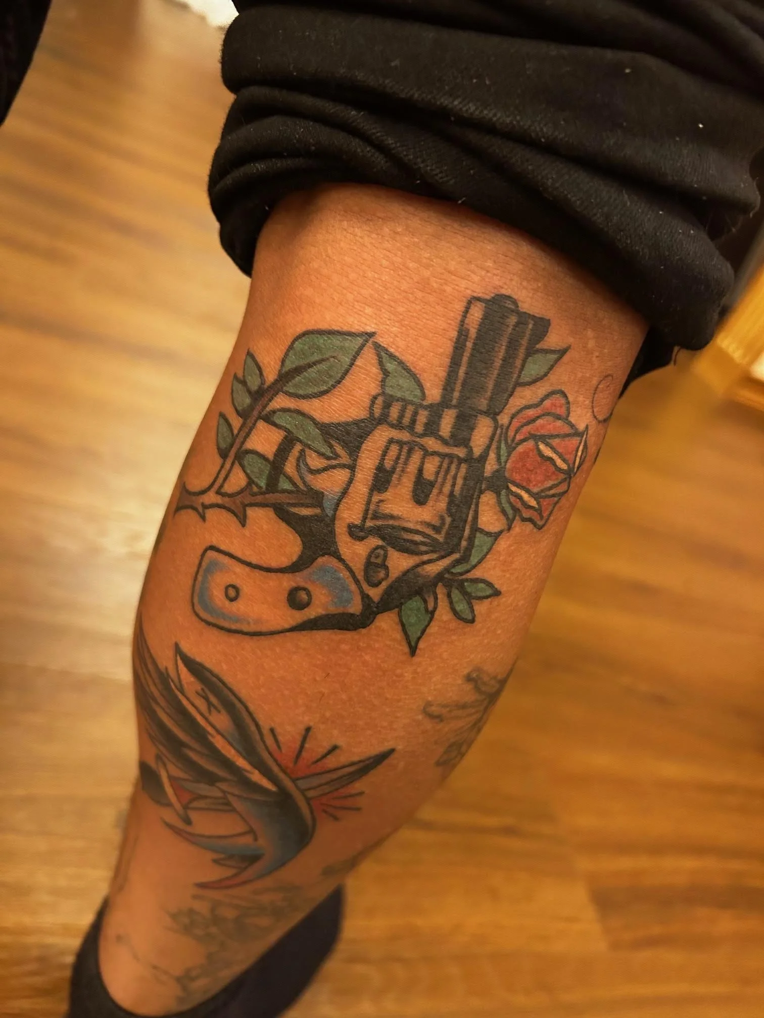 revolver traditional tattoo.jpeg