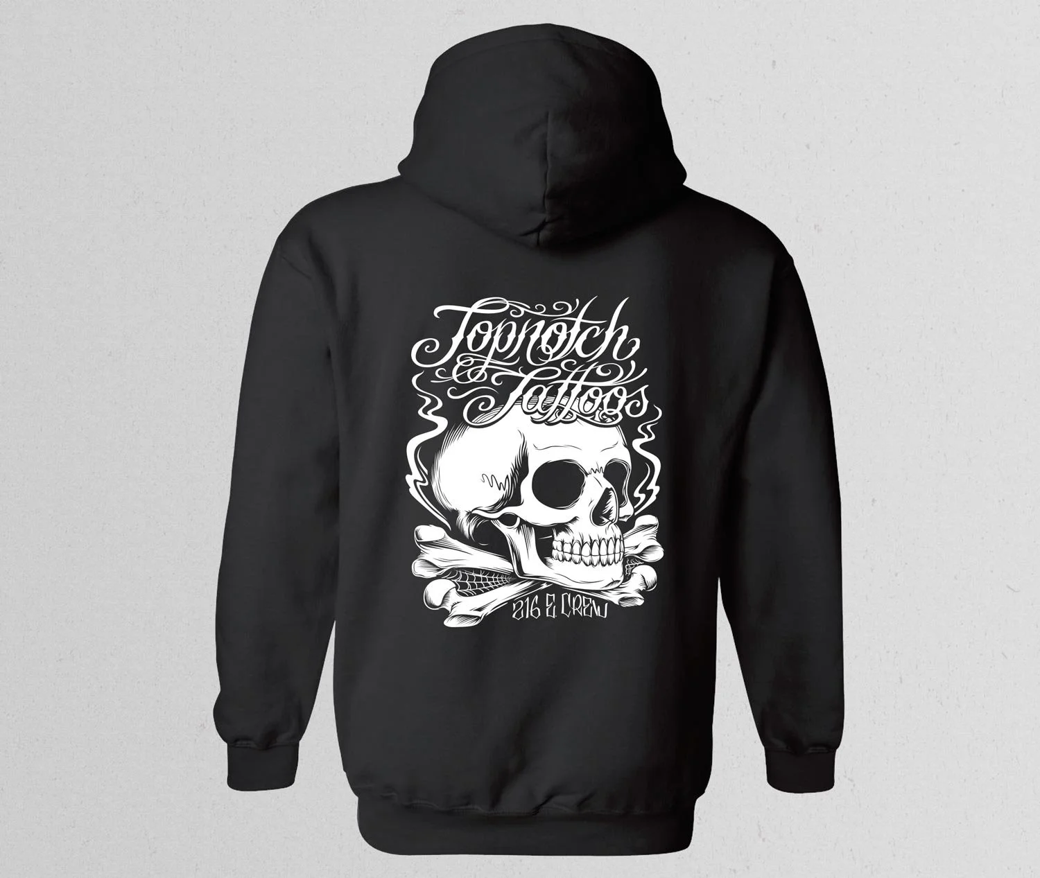 Sweat à Capuche 'Rock' Avec Motif Dés Et Crâne - Toutes Tailles, Coton, Neuf Avec étiquettes