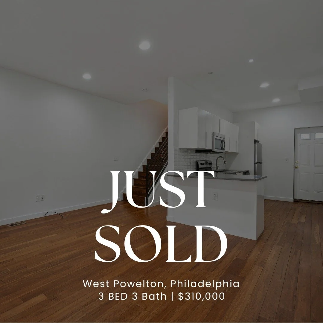 JUST SOLD!
West Powelton, Philadelphia

📍 Steps from UPenn &amp; Drexel University

3 Bed | 3 Bath Single-Family Home
100% of Asking Price
11 Days on Market
Multiple Offers Received

Another successful sale in West Philadelphia. Congratulations to o