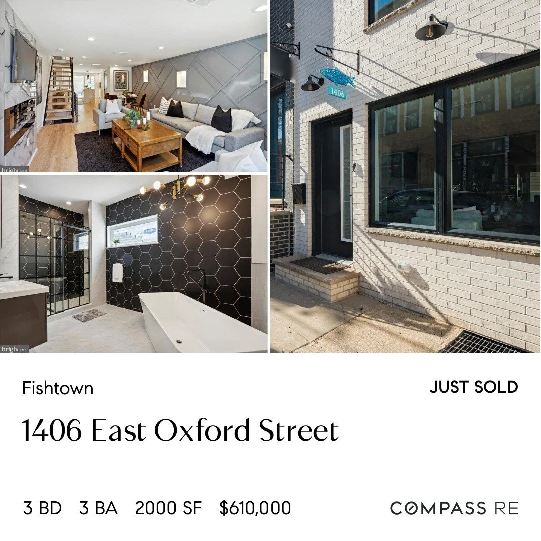 Just Sold in #fishtown 

This Gorgeous 3 Bed 3-bath gut reno is now in the hands of a new owner.
Advantageously situated in the heart of Fishtown just a block away from Frankford Avenue