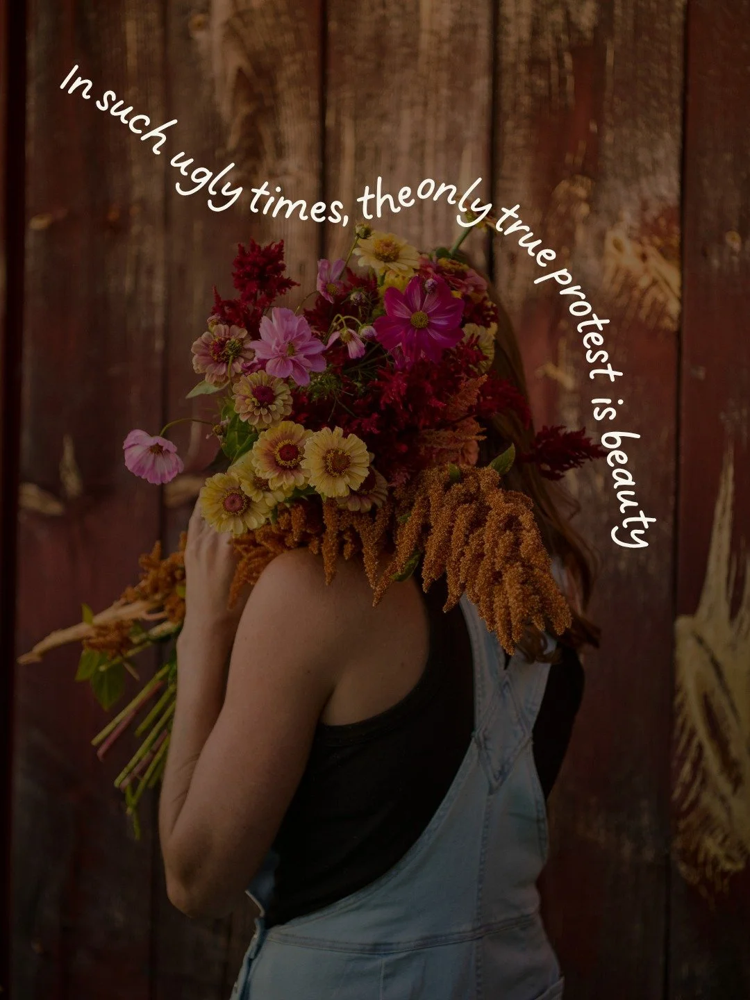 It feels hard to talk about my work here (and to do the work, if I'm honest), when it feels like our society is collapsing.

And then I saw a quote in an author&rsquo;s Instagram bio that reminded me that I needed to show up. And I have been desperat