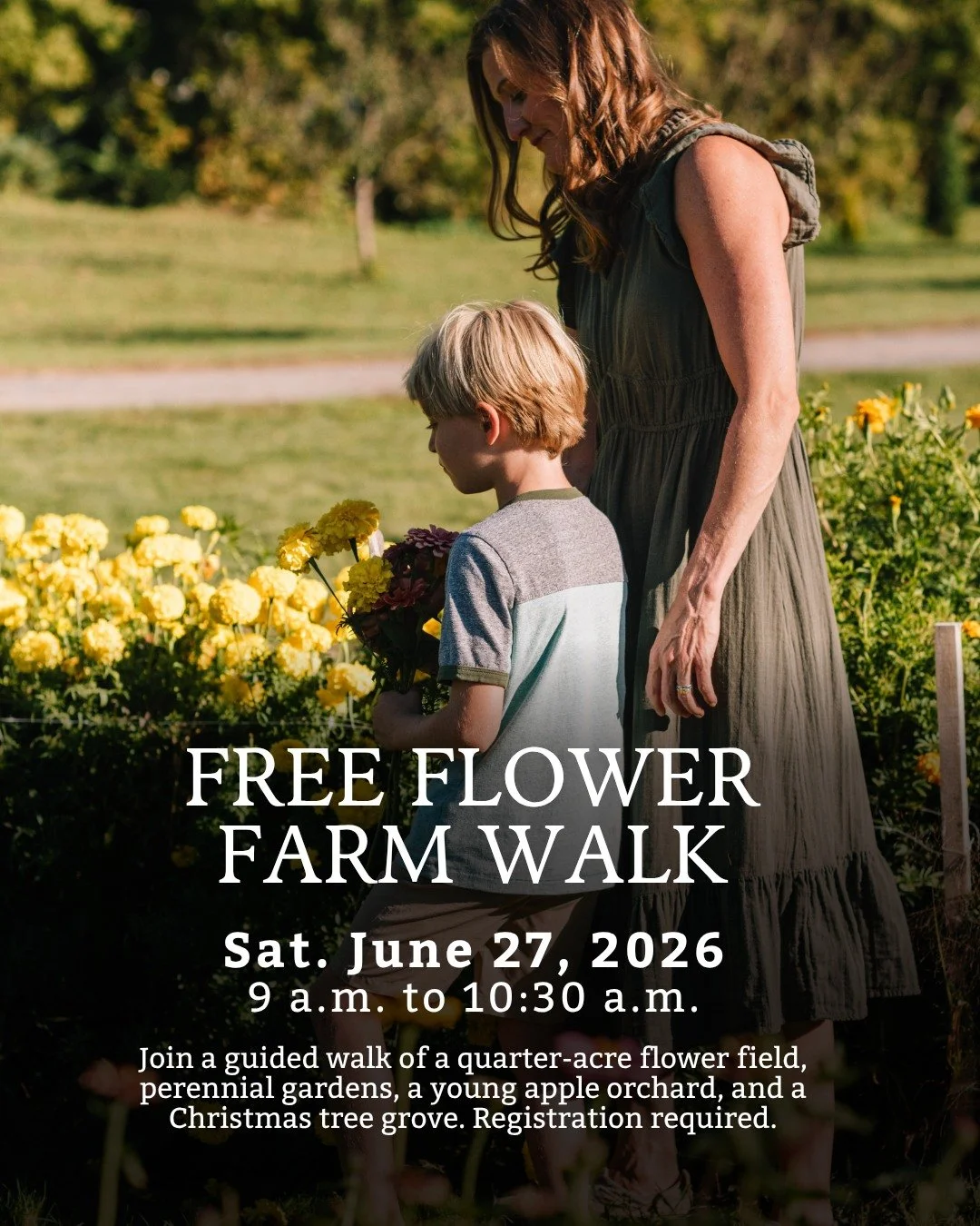 I just wrapped up planting about 3,000 annual flowers on our quarter-acre flower farm. I'd love to stroll around with my fellow flower lovers and learn from each other on a morning walk on Saturday, June 27, at 9 a.m.

We'll also check out the perenn