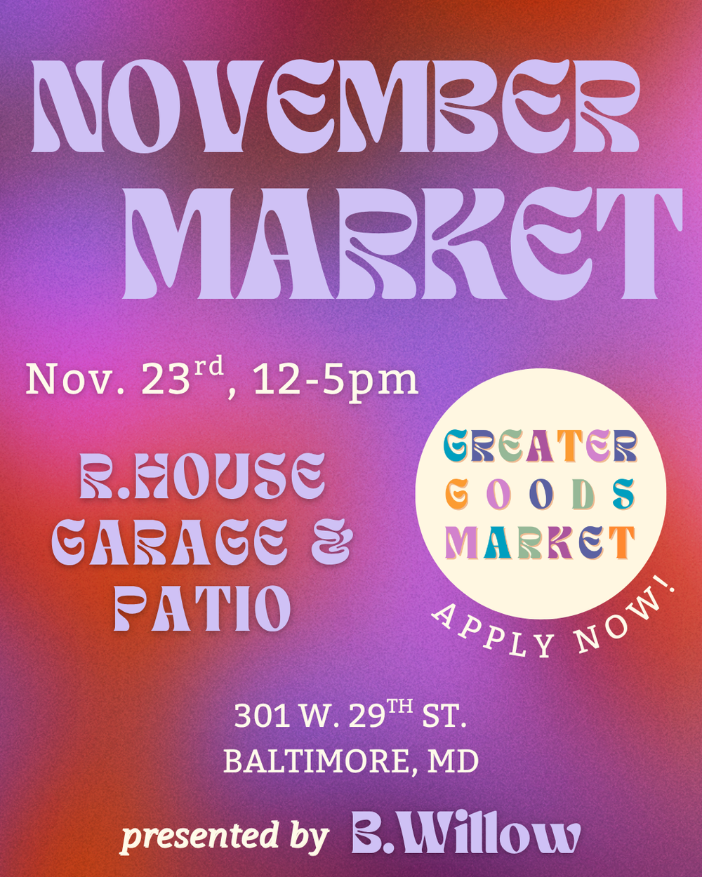 Greater Goods Remington Day Market