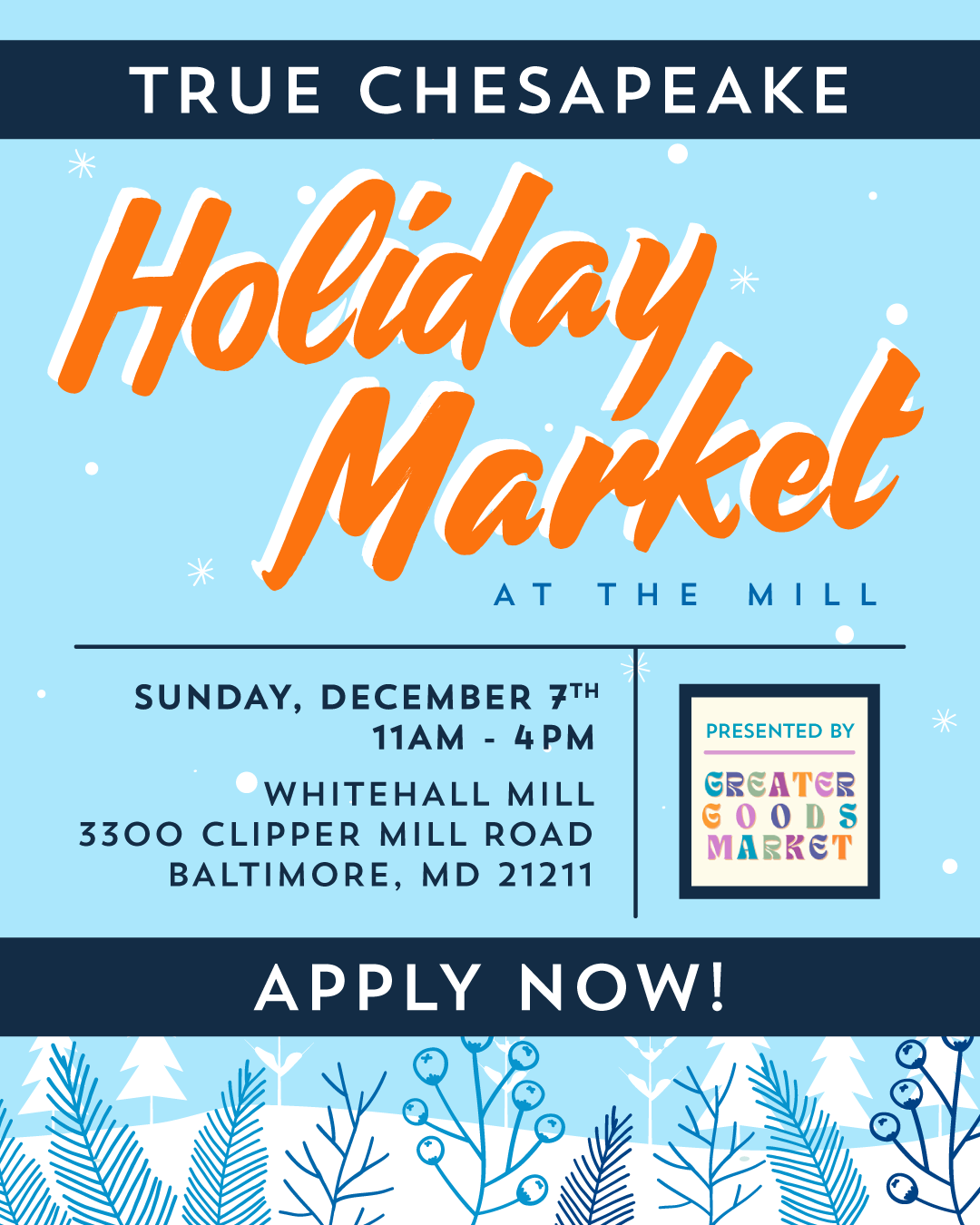 Holiday Market at the Mill