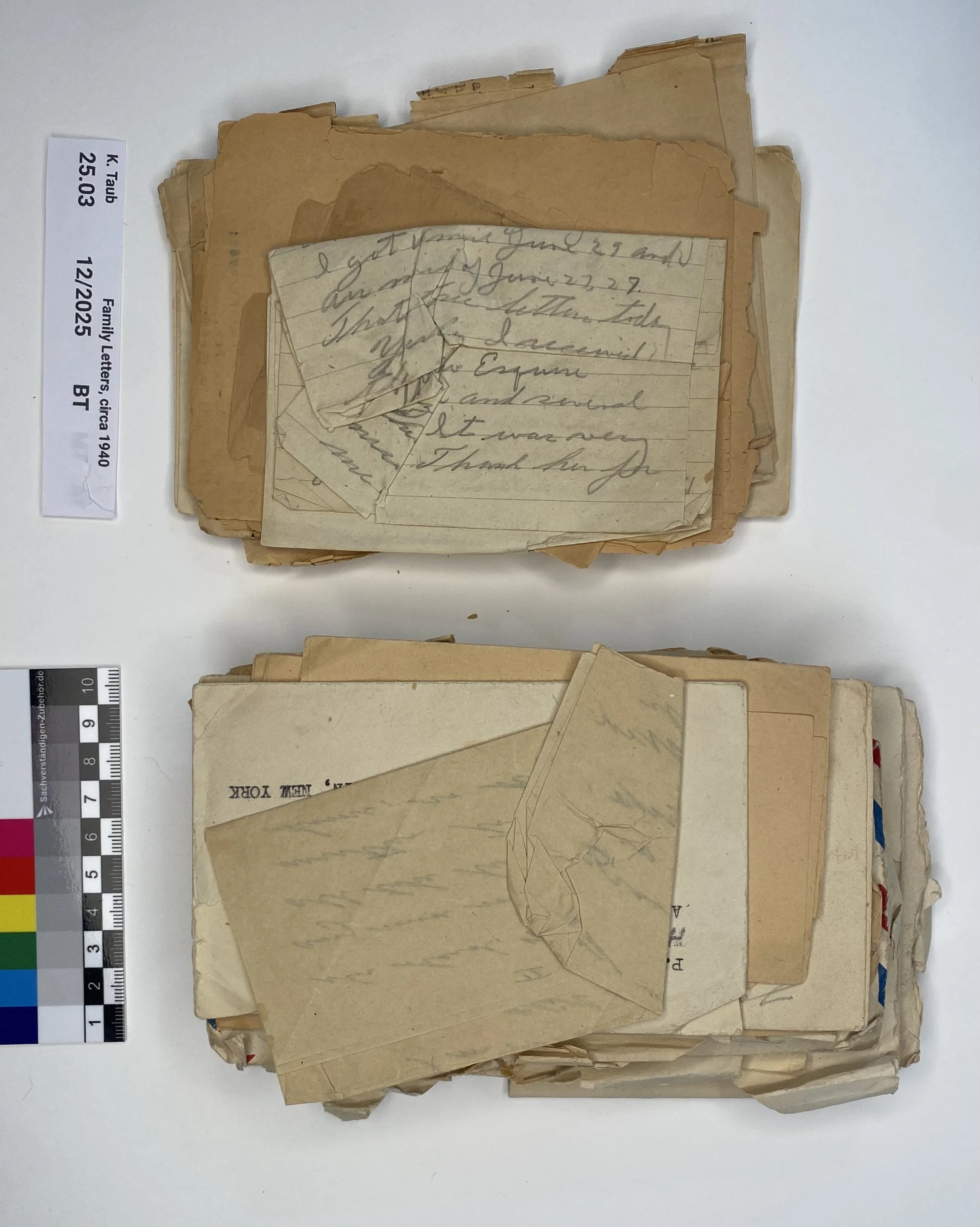 (In Progress) KT Letters - Letters Sent Home from a Soldier in WWII (December 2025)