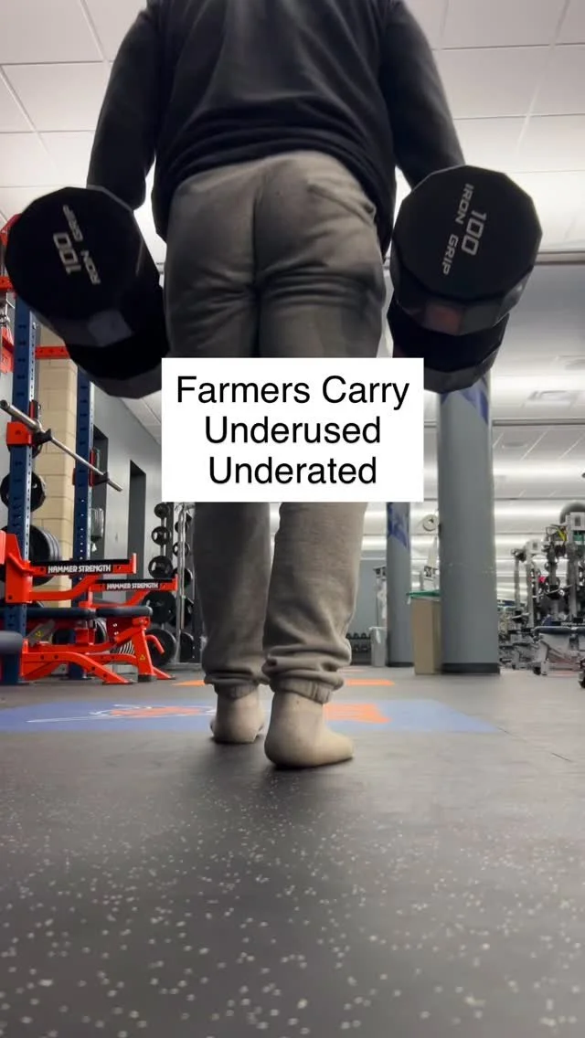 Farmers Carry
If you don’t do these regularly, start incorporating them. Besides improving grip strength, they offer a lot of other benefits. Start light and progress in weight slowly, keeping the distance or time fixed.
For personal training