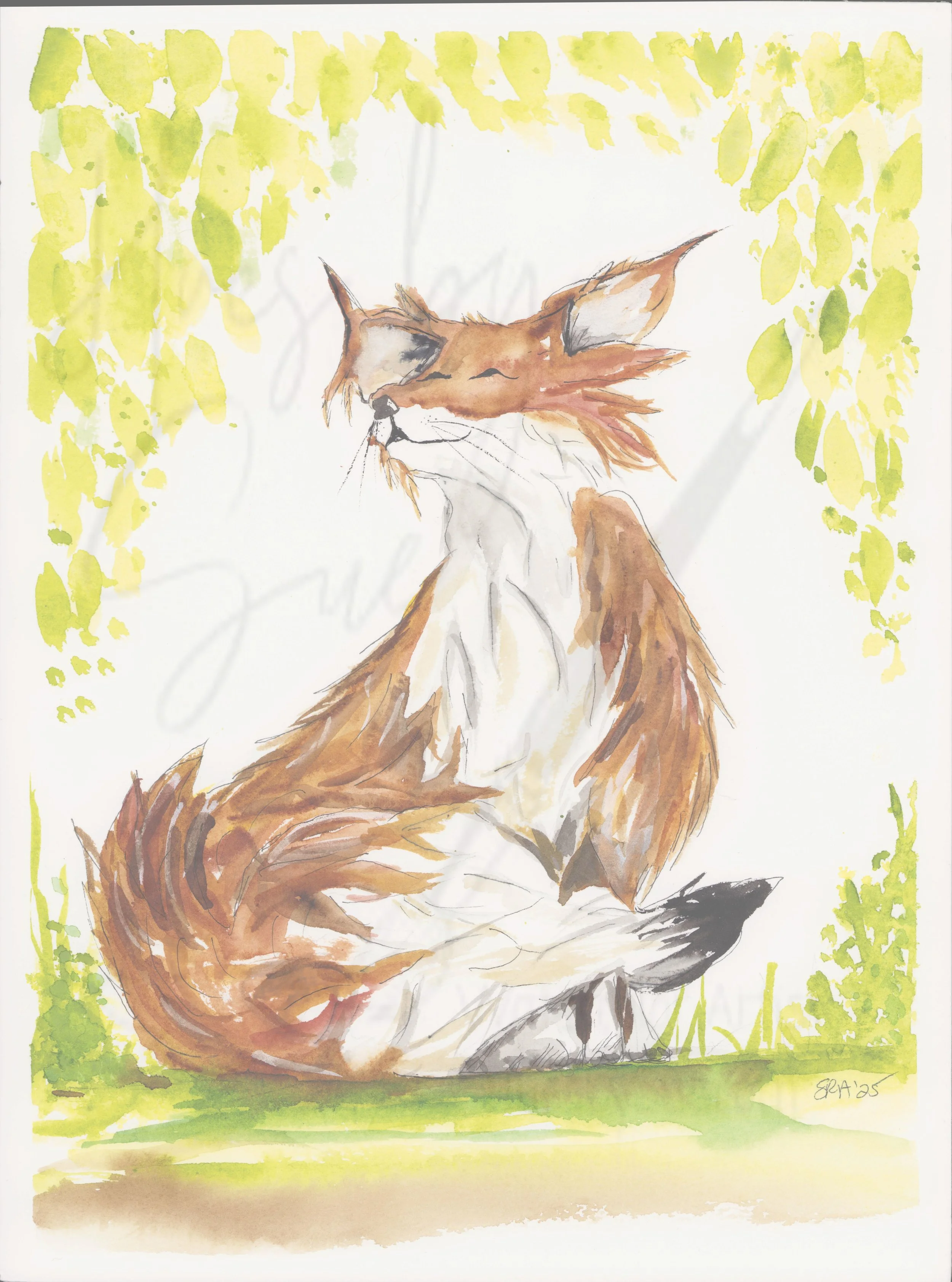Blissful Woodland Fox