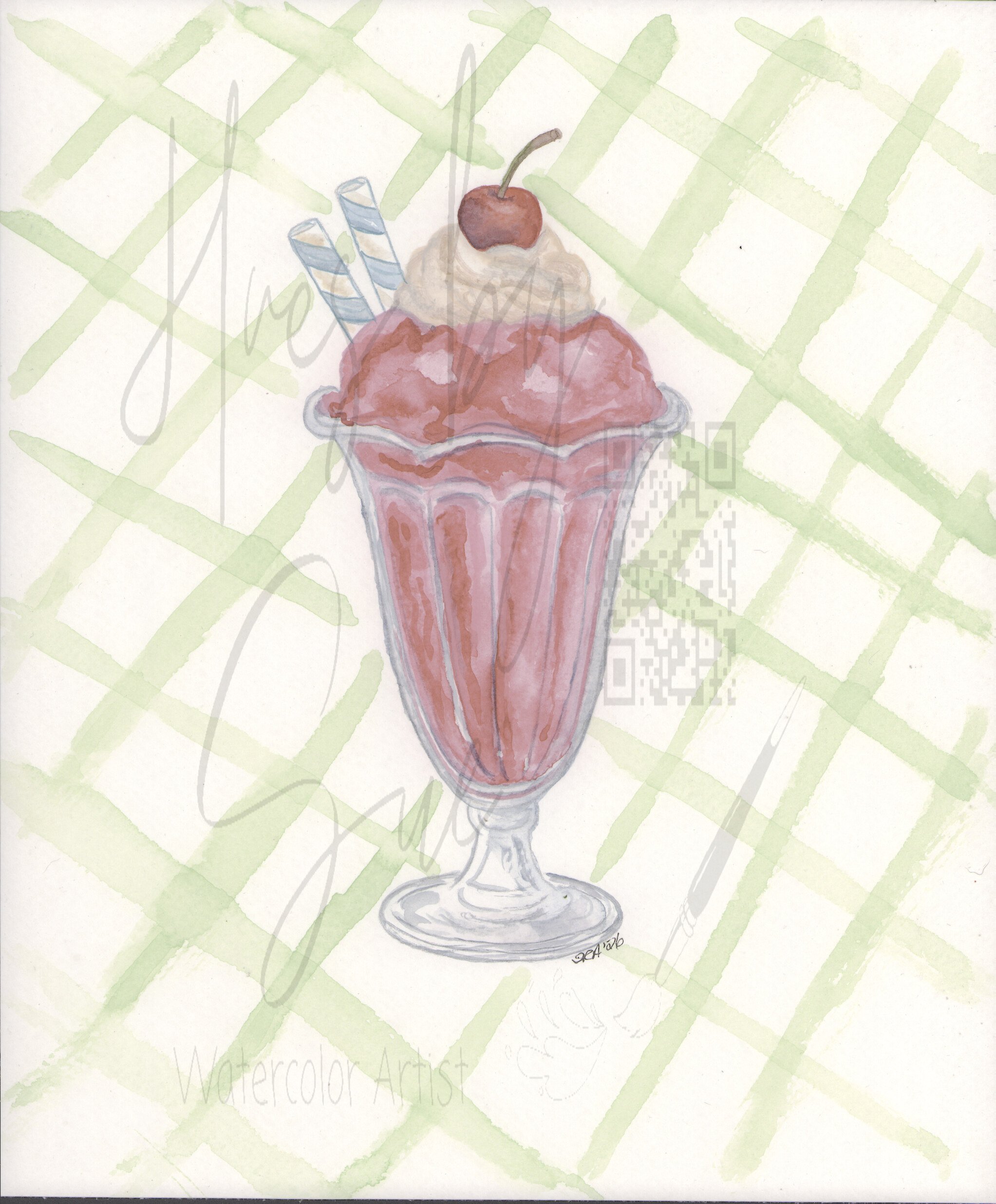 Cherry Ice Cream Soda Delight