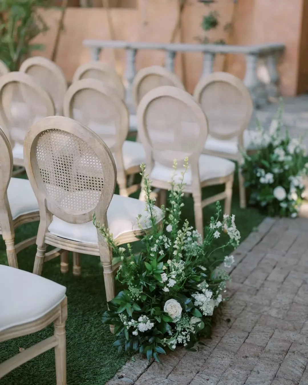 The best seat in the house&mdash;twice. Our Sofia Dining Chairs move gracefully from ceremony to reception, offering comfort, continuity, and classic beauty every step of the way.&nbsp;🌿 

Explore more ceremony-to-reception seating styles via the li