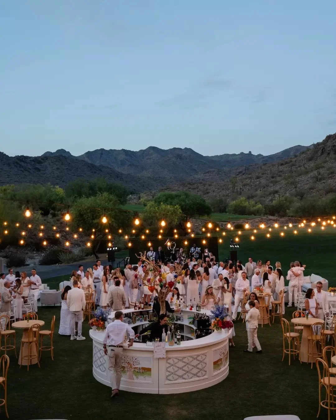 Seamless flow and exceptional thematic execution: the sophisticated style elements of a truly great party 💗

This Silverleaf Club celebration proves that design should be intentional. Our customized round bar not only served as the focal point, but 