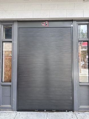 Newly installed aluminum shutter by R&S San Francisco