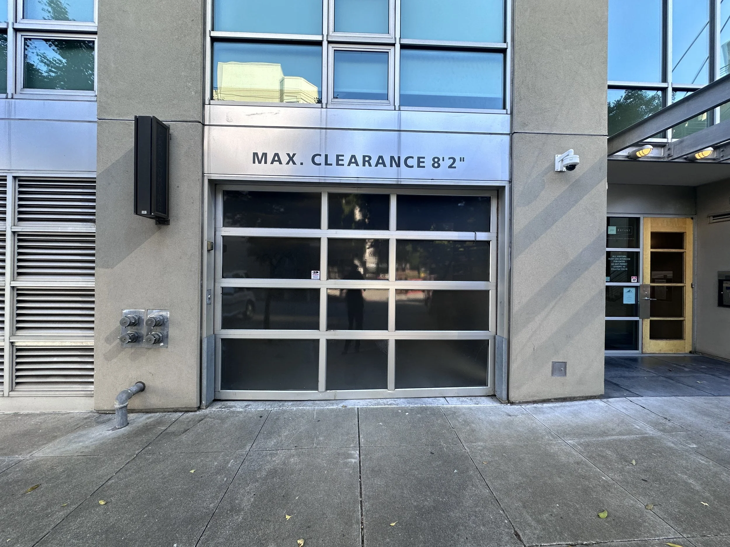 R&S San Francisco repaired sectional door off track
