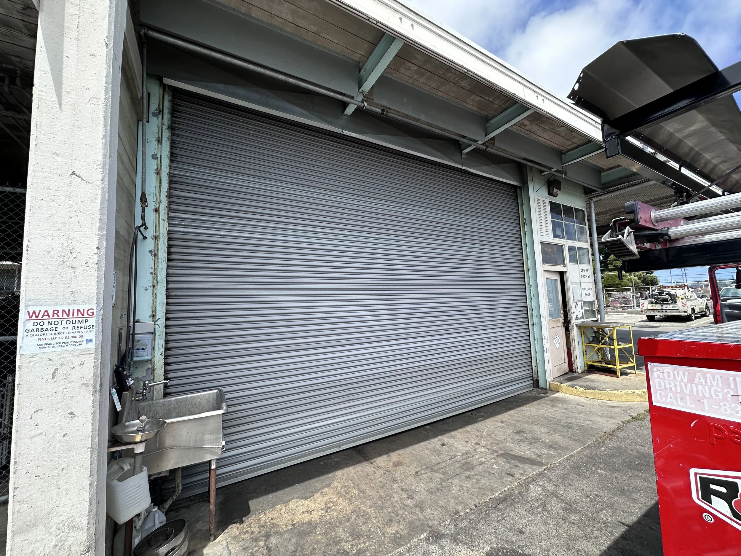 Rolling Steel Door Repaired By R&S San Francisco
