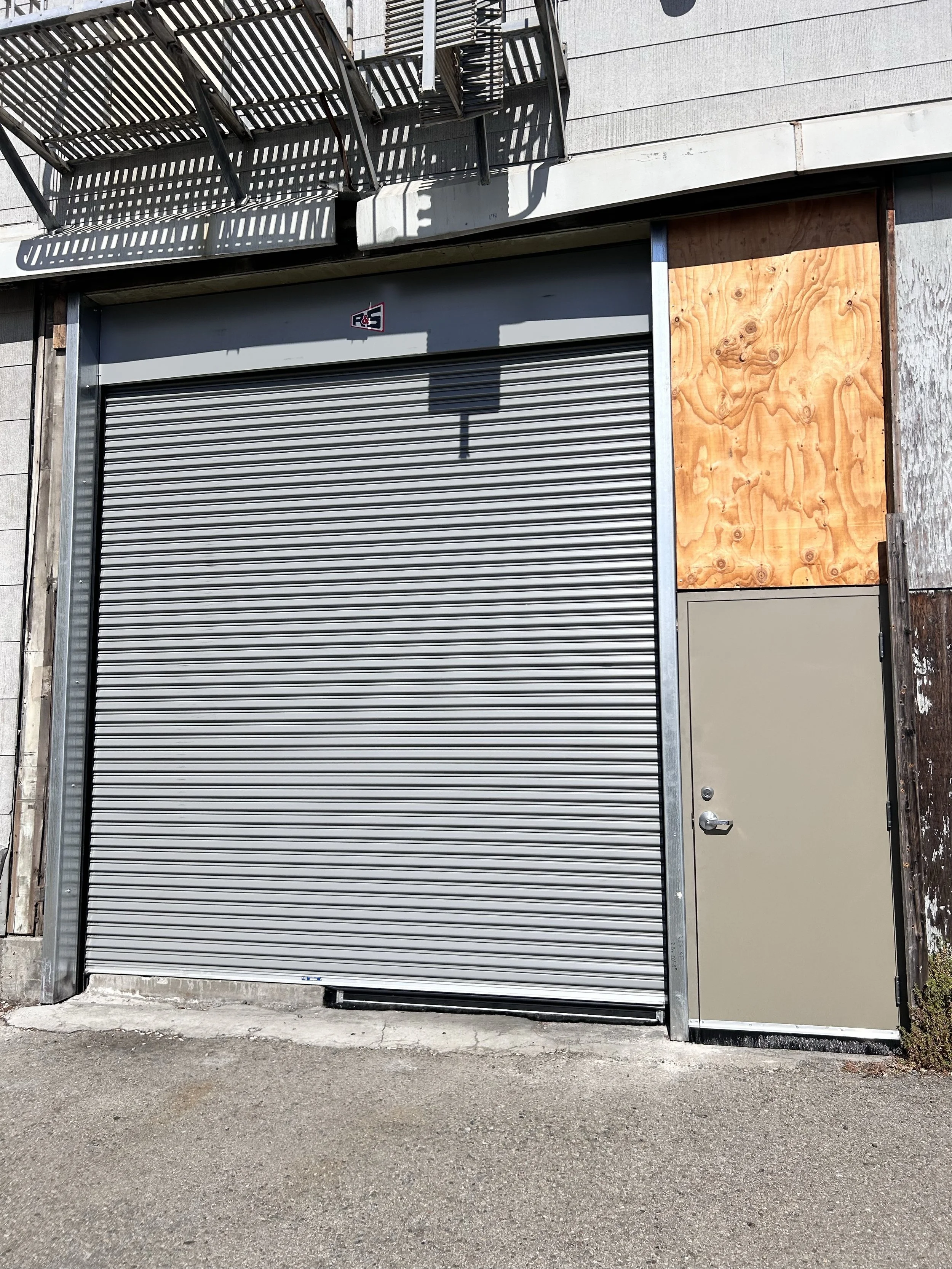 Rolling Steel Door installed by R&S San Francisco