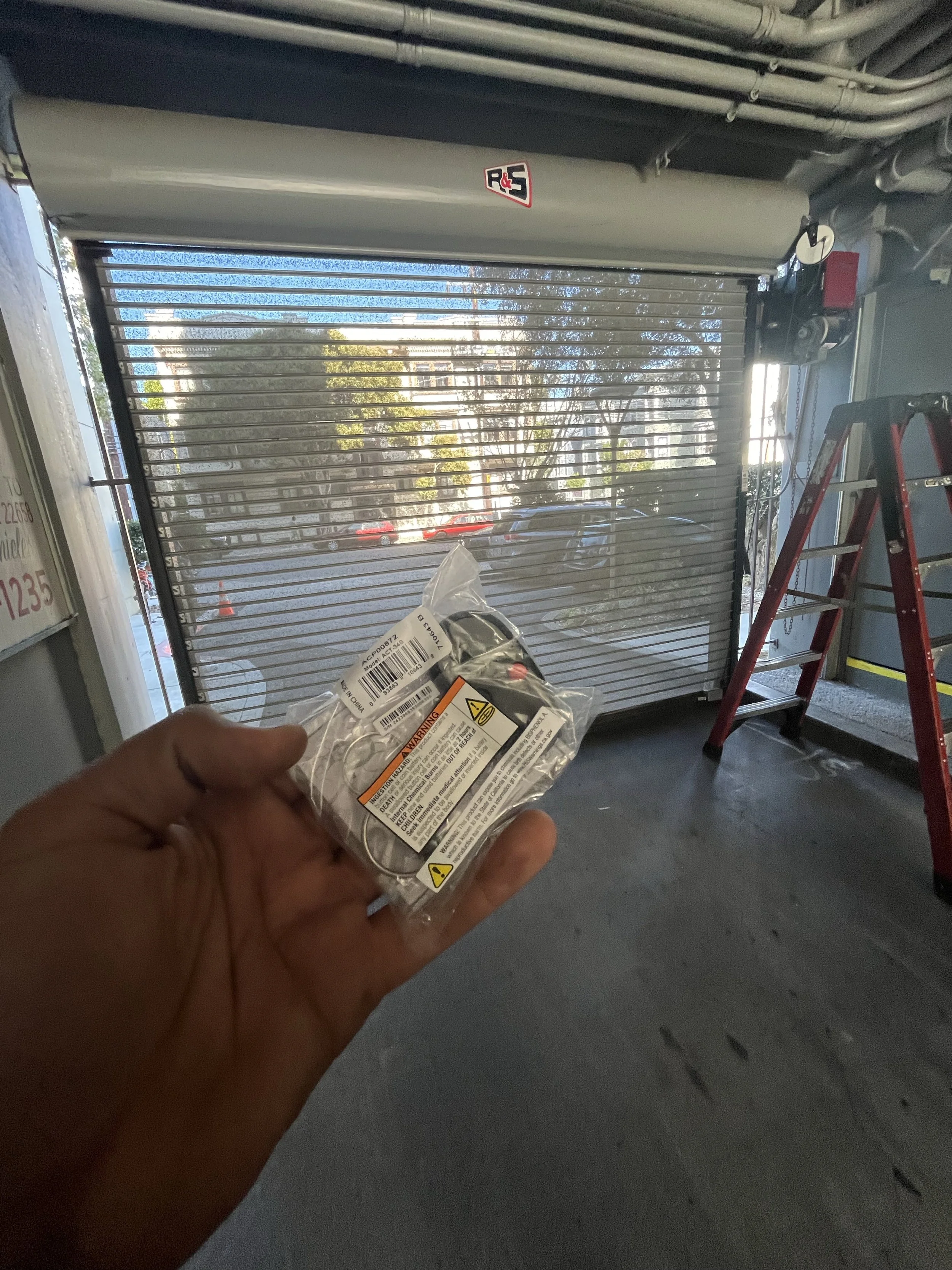 R&S San Francisco on service call to program remotes