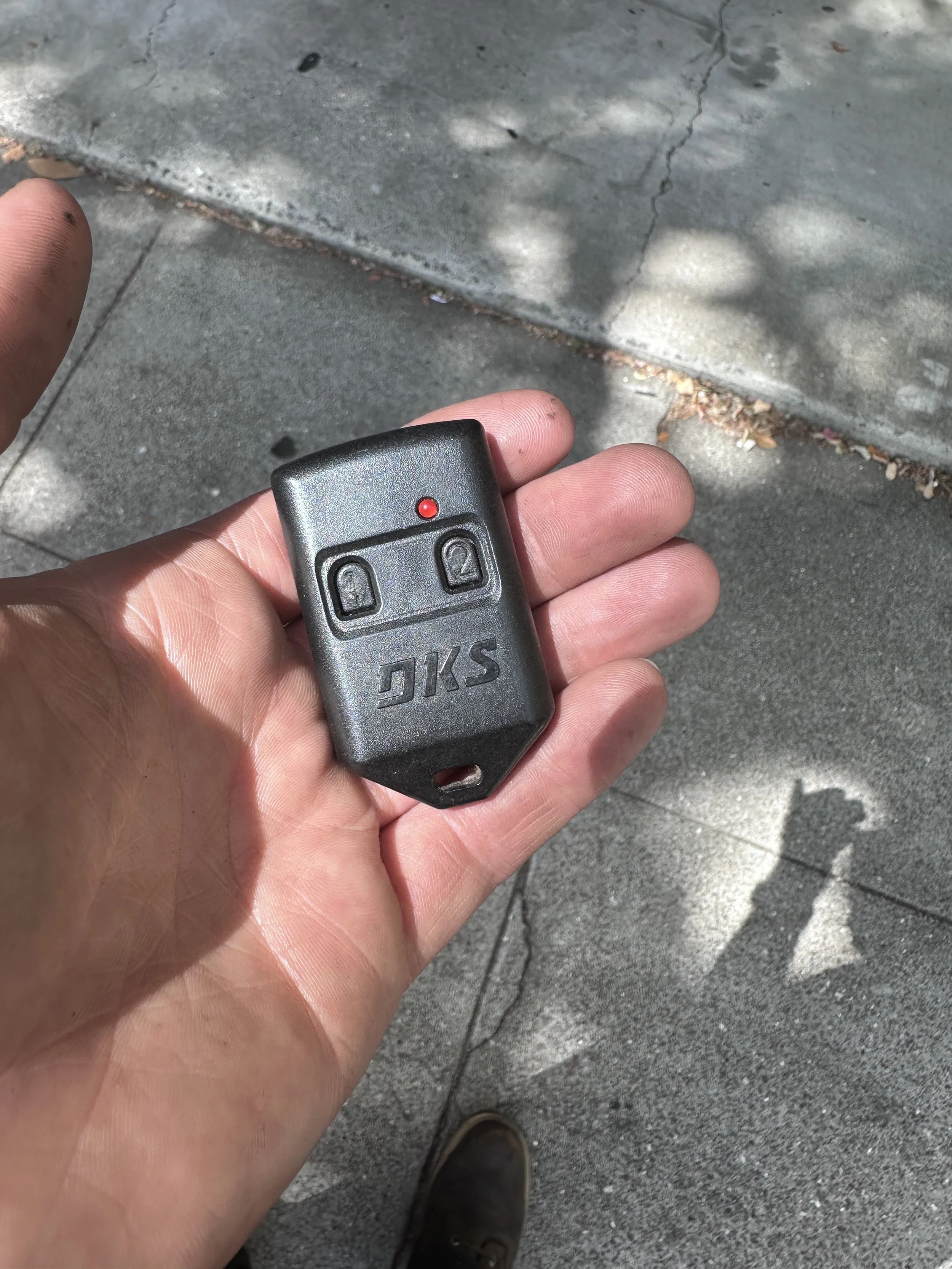 Newly Installed Operator Remote For Rolling Steel Door