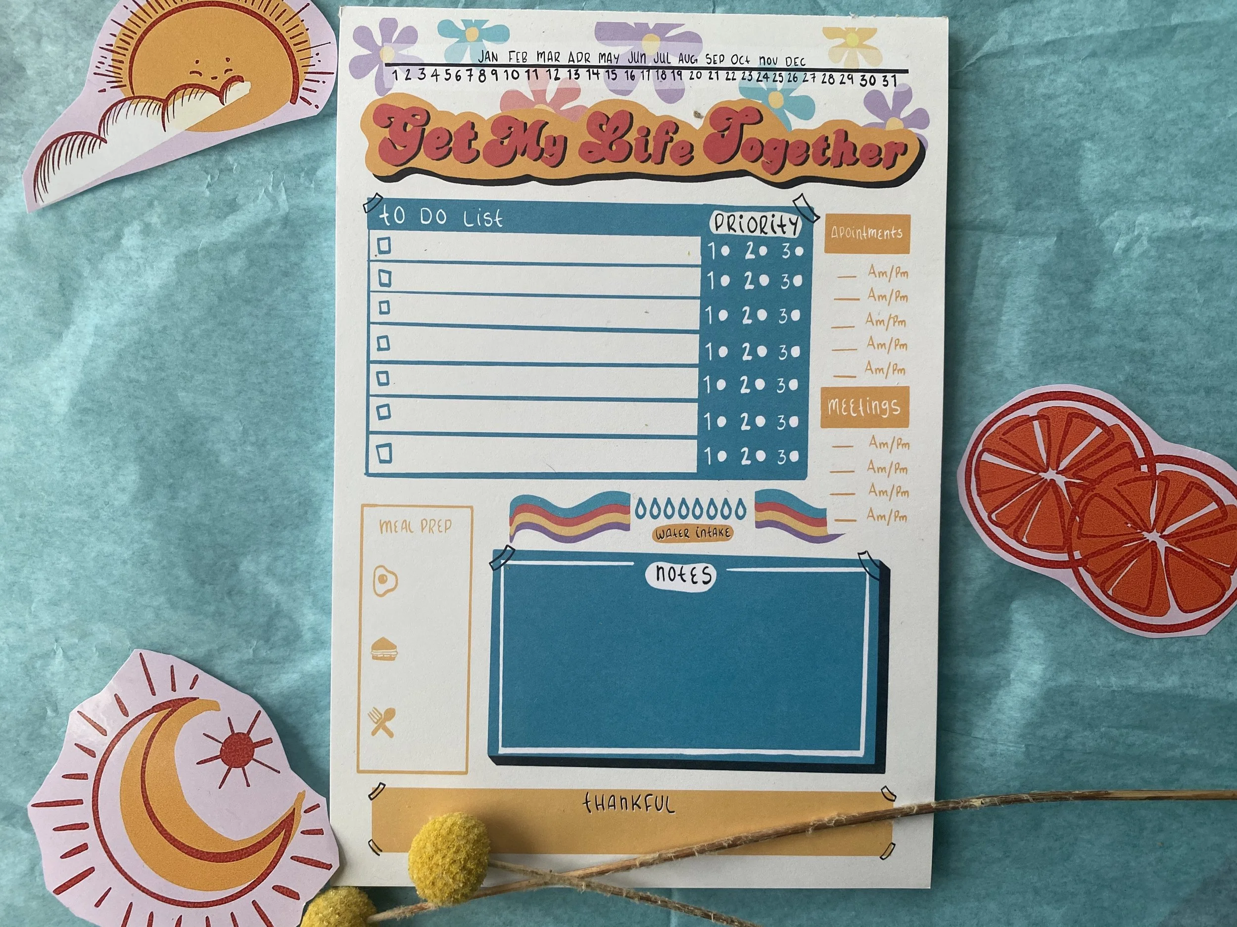 Organizer Notepad (Product by Jazmyn Jamil)