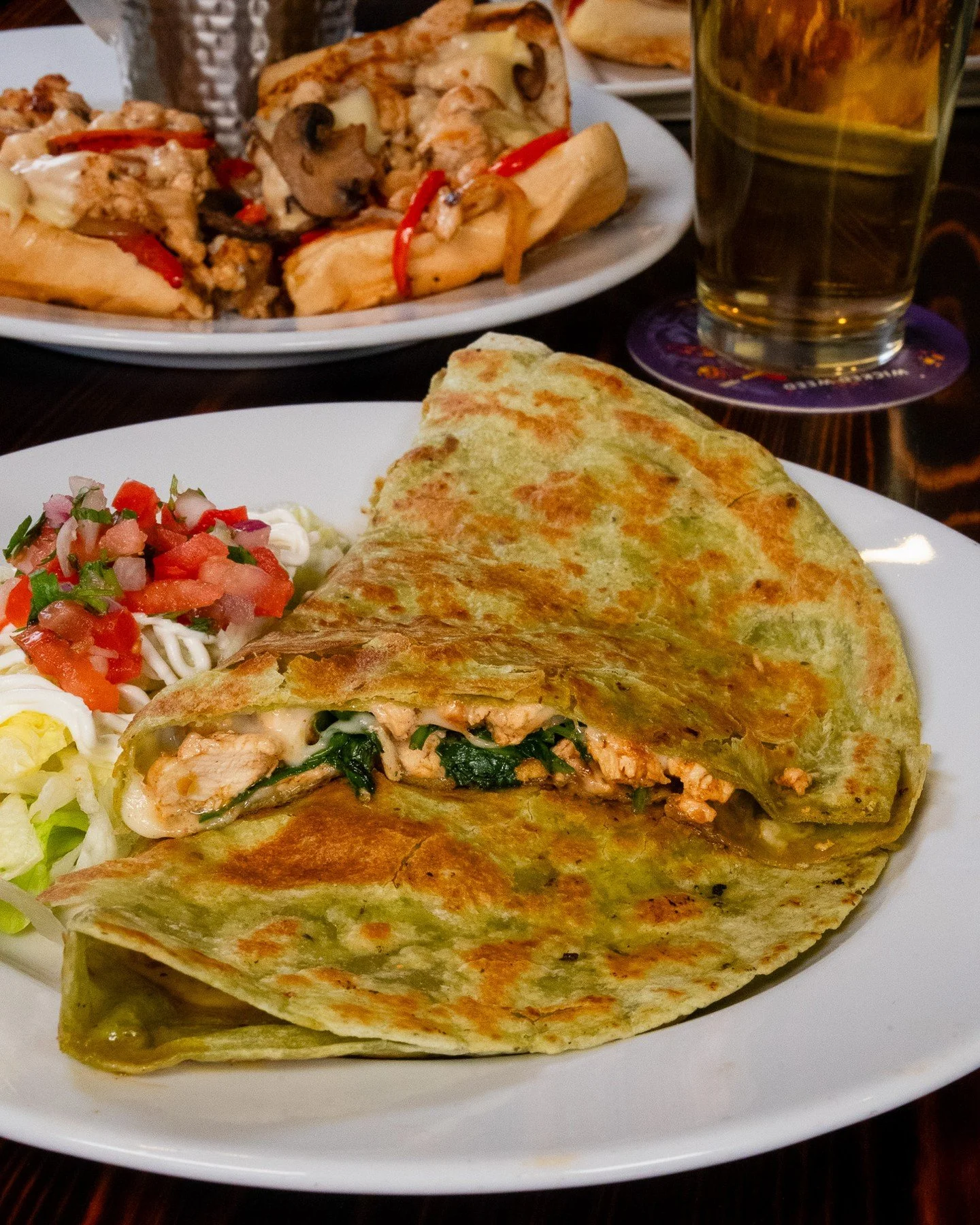 Green quesadilla came to slay. 💅🔥Yeah, this one&rsquo;s getting posted before you eat it.

Tag your friend whose phone eats first 👇