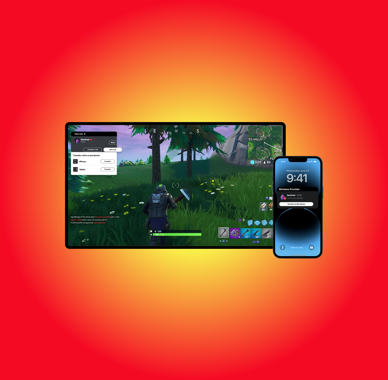 Thumbnail Image of Call Transfer example for Digital Ecosystem project