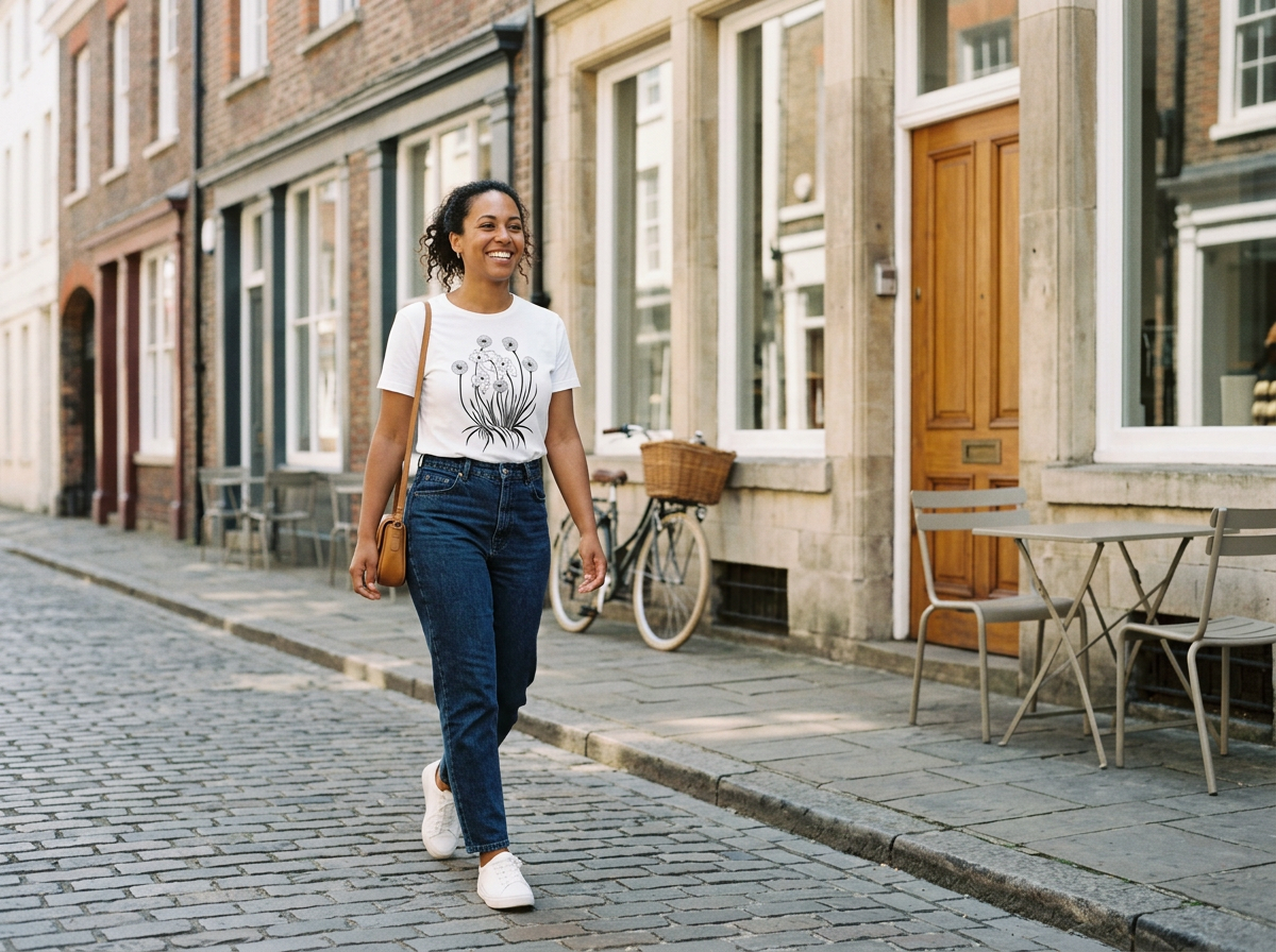 Unisex t-shirt White-Daisy