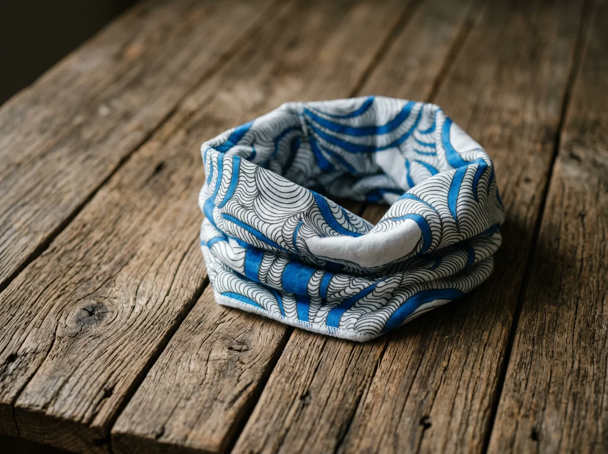 Neck Snood with abstract design