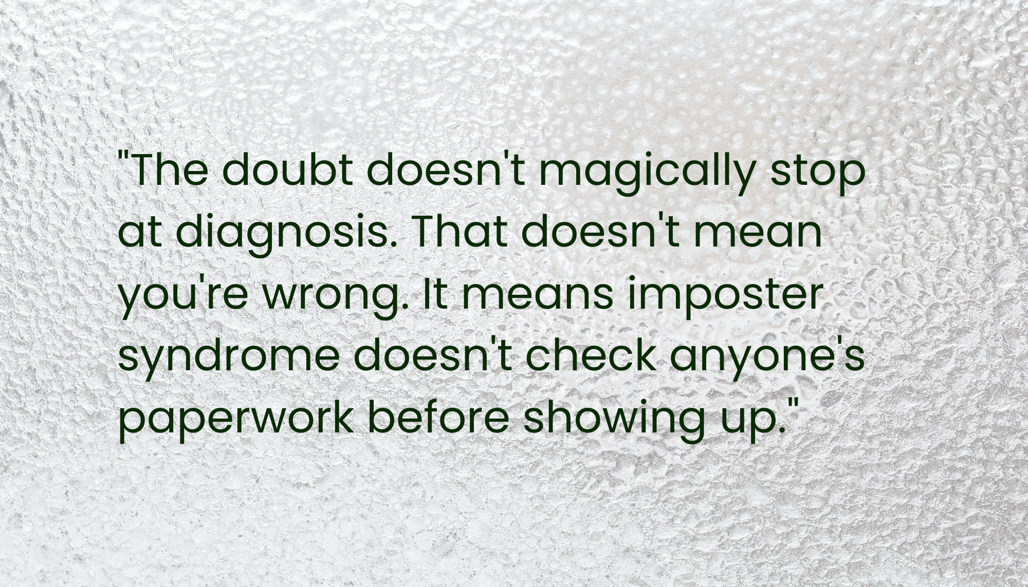 Am I Faking It? Navigating Neurodivergent Imposter Syndrome