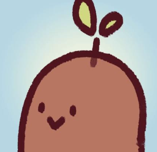 close up image of cartoon bean
