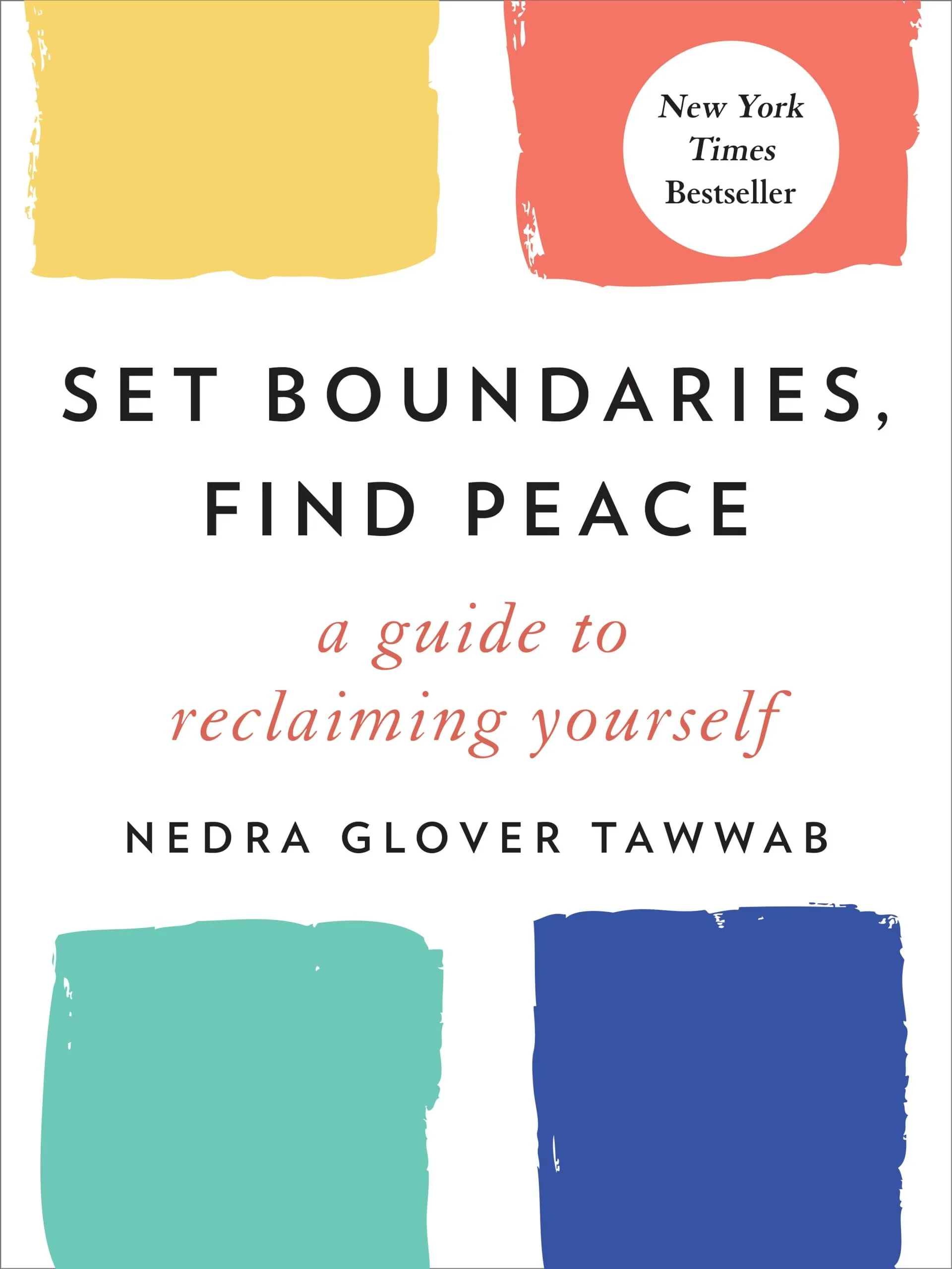 book cover for set boundaries, find peace by nedra tawwab