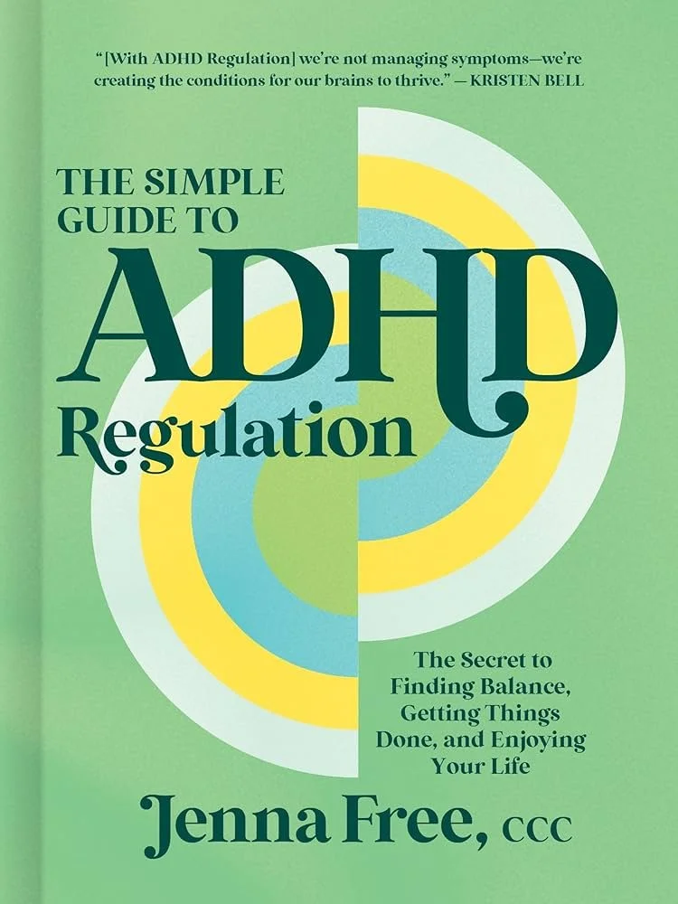 book cover for the simple guide to adhd regulation by jenna free