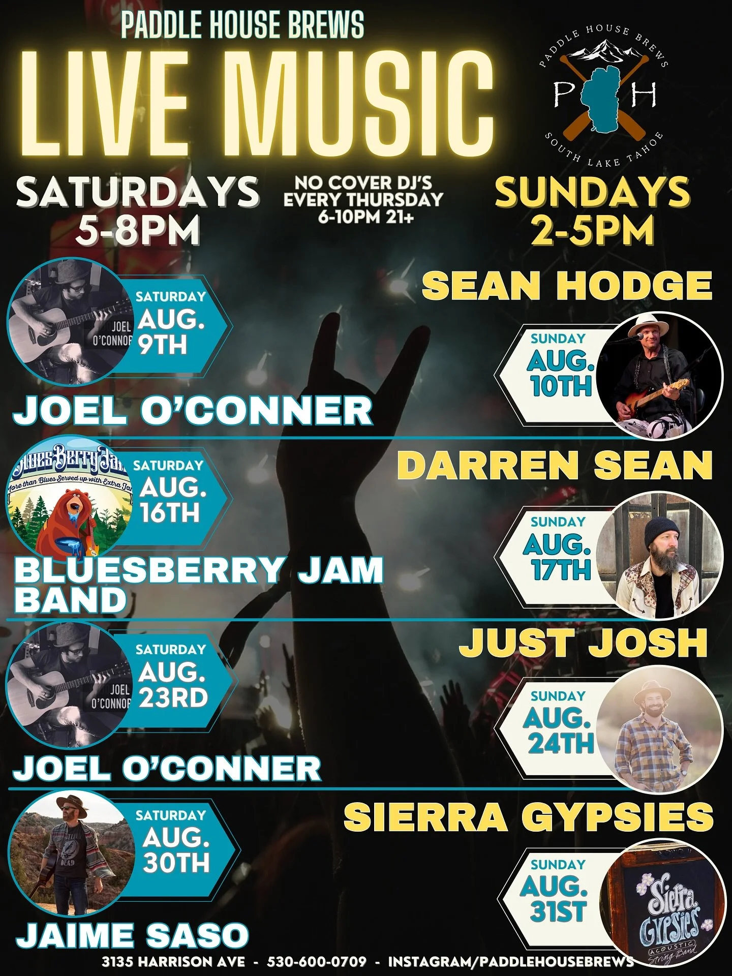 This Sunday, join me for a special afternoon of music and sunshine. The location is divine and they say &ldquo;never miss a Sunday show&rdquo; so mark your calendars and cancel your previous plans. See you this Sunday 8/10 2-5pm @paddlehousebrews