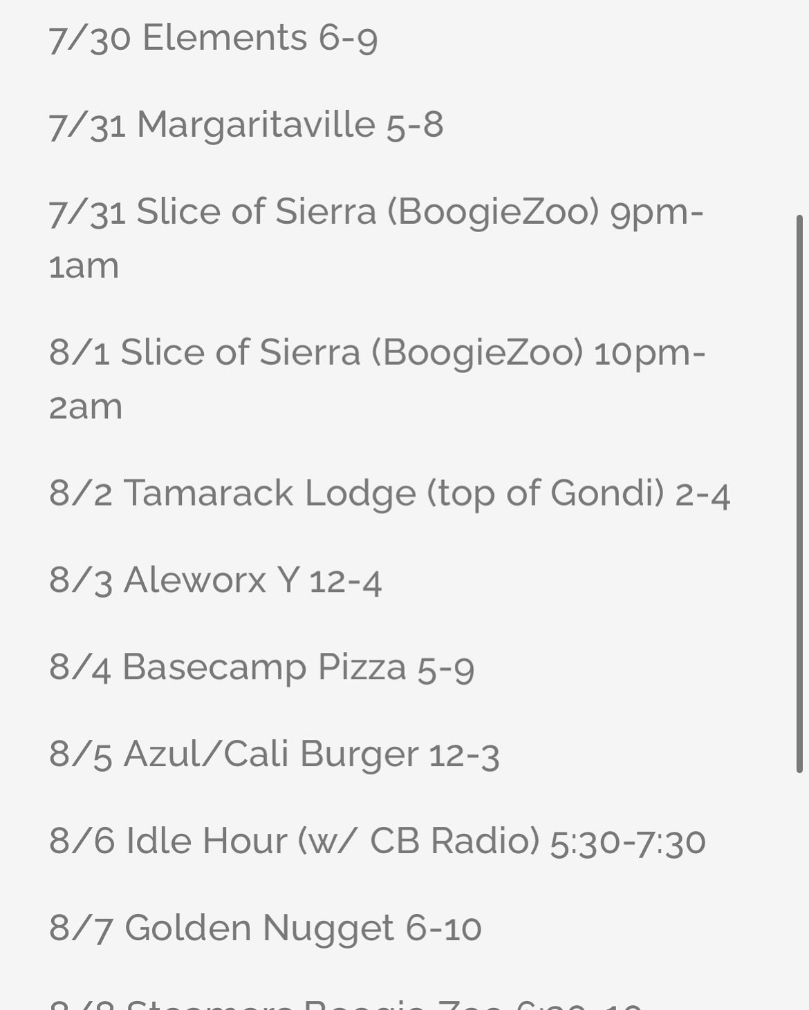 You can find my gig schedule on my website seanhodgemusic.com here&rsquo;s my 28 gigs in the next 33 days 😳