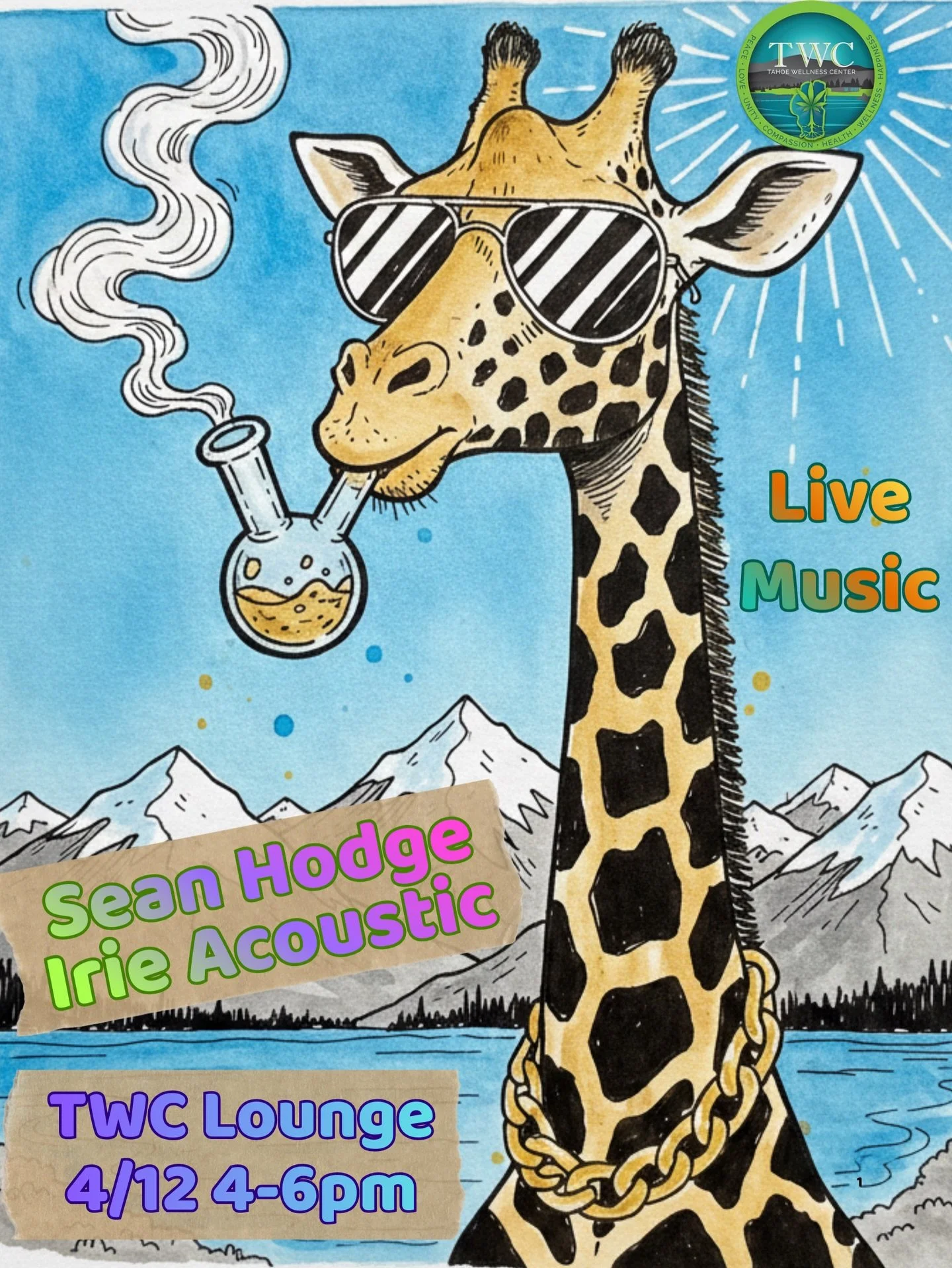 Show Announcement! I&rsquo;ll be performing for the first time in a 420 lounge at TWC on April 12th from 4-6pm. I&rsquo;m super stoked to vibe at a different kind of bar&hellip; let&rsquo;s pack the place and get Irie!!!