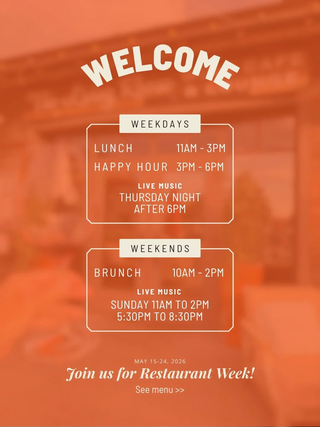 Restaurant Week at The Living Room! Check our menu and hours and plan your next visit&mdash;whether it&rsquo;s a leisurely brunch or an evening unwind, we&rsquo;ve got you covered. 🕒🍷
https://www.opentable.com/r/the-living-room-wine-cafe-and-lounge