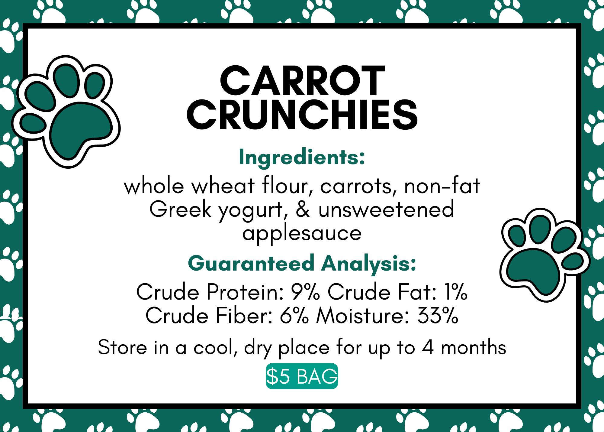 Carrot Crunchies