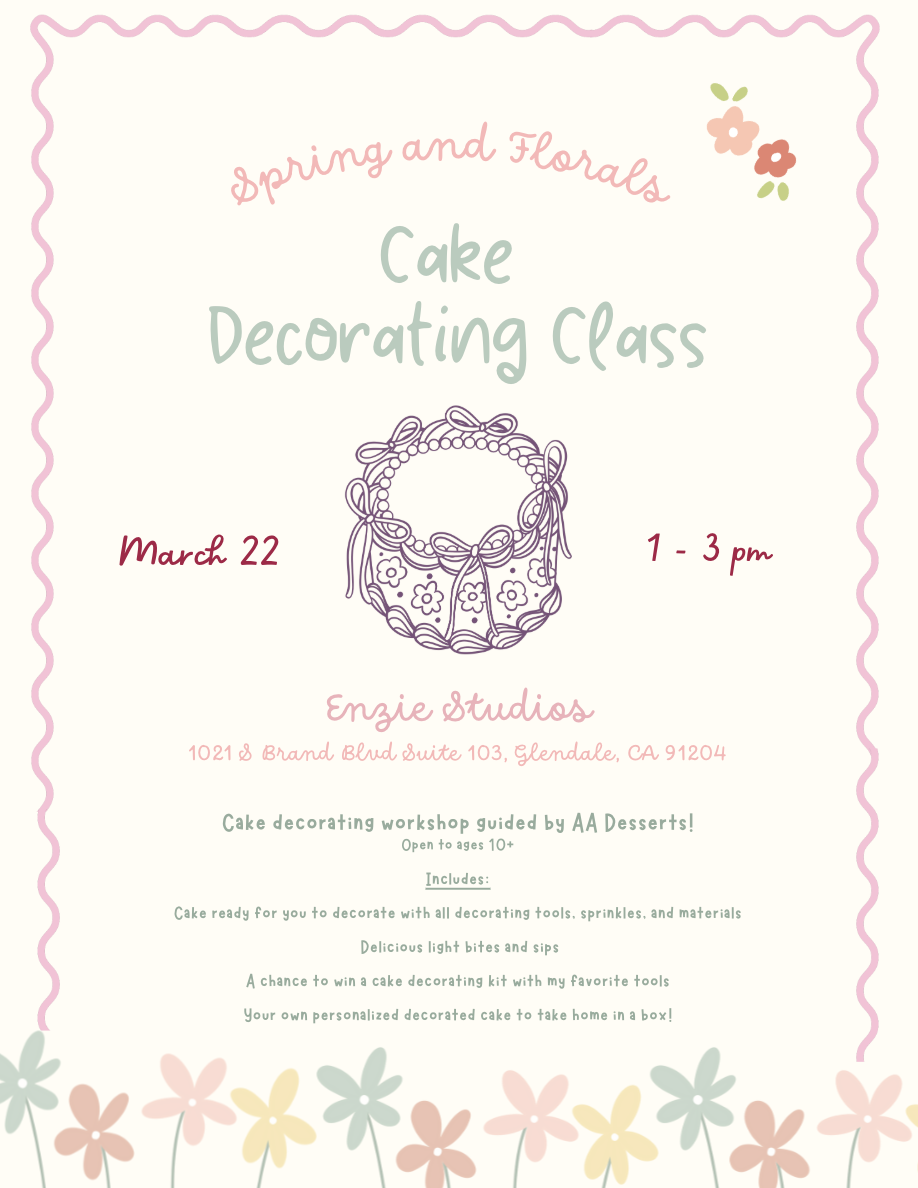 Spring Cake Decorating Class