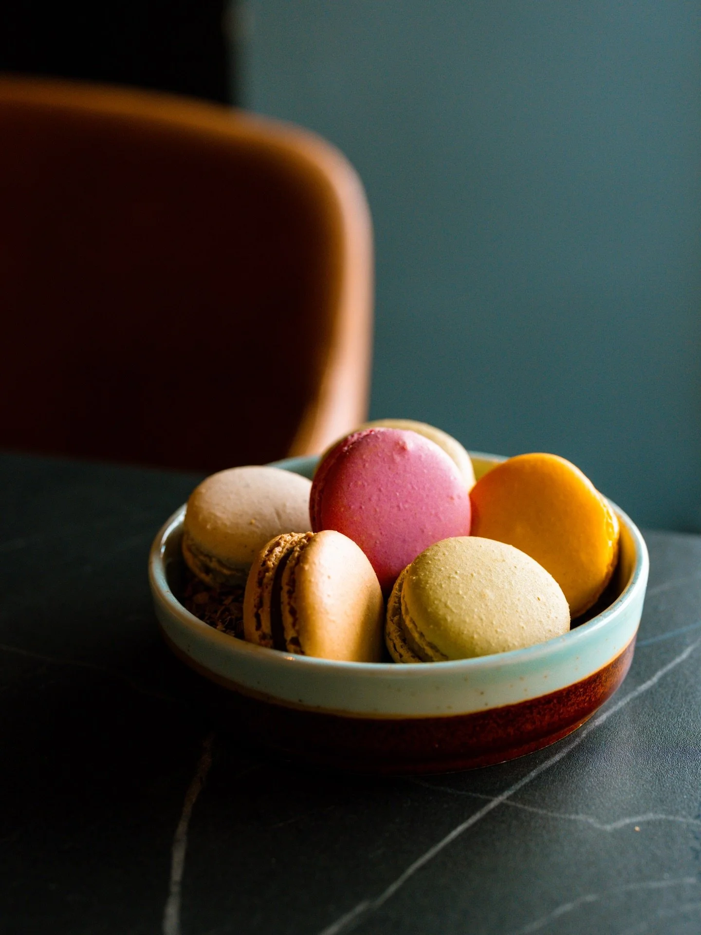 Starting the day with something indulgent #foodphotography #macarons #leeds #leedsfood