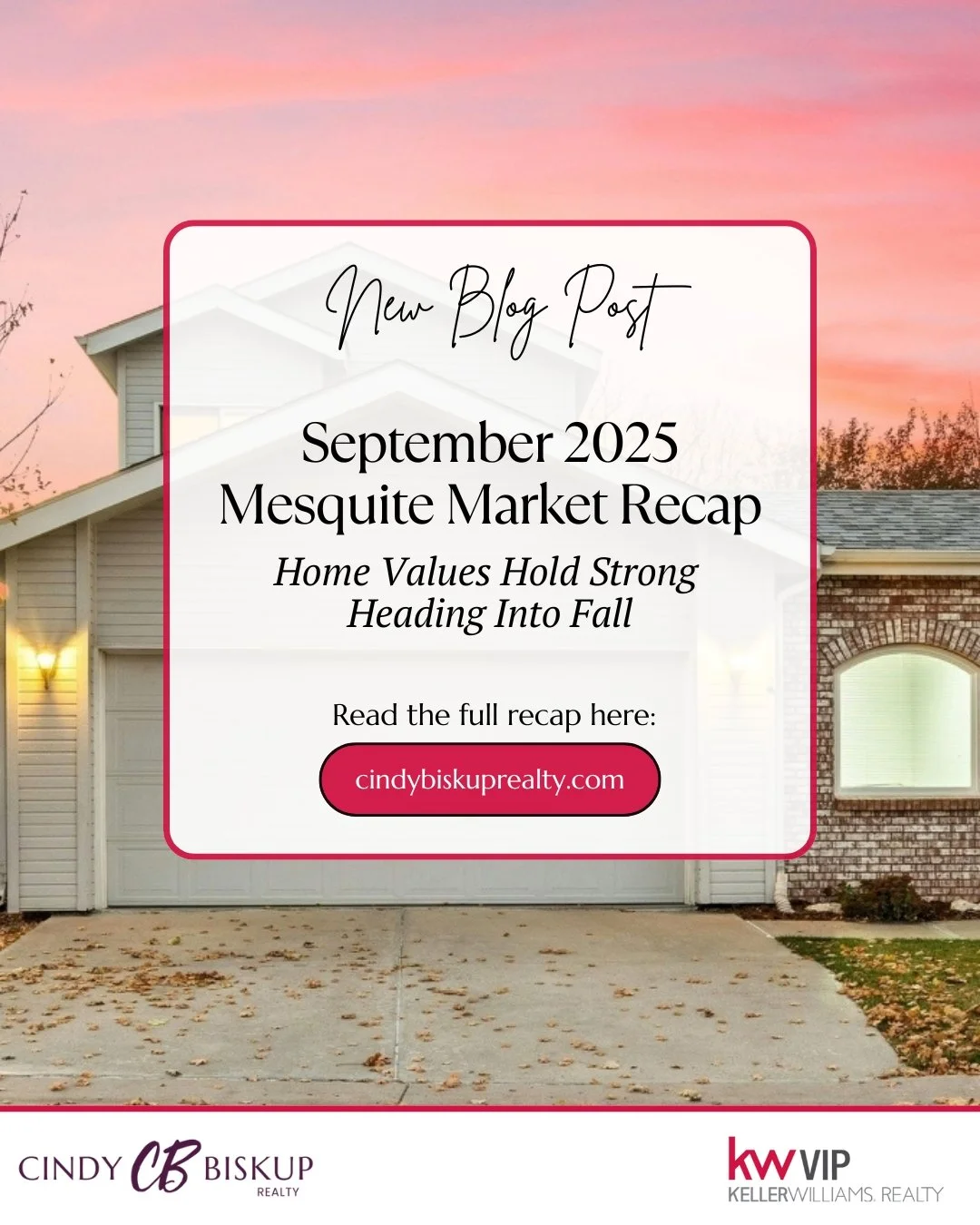 Home values in Mesquite are holding strong as we move into fall!
Our latest September 2025 Market Recap breaks down key real estate trends for both single-family homes and Sun City resales plus, get an inside look at what&rsquo;s next for the excitin